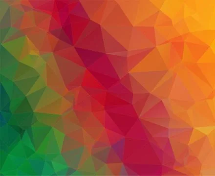 Triangle geometric colorful background Stock Illustration