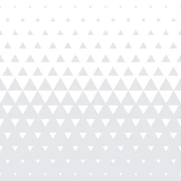 Triangle geometric pattern vector seamless abstract white halftone minimal gr Stock Illustration