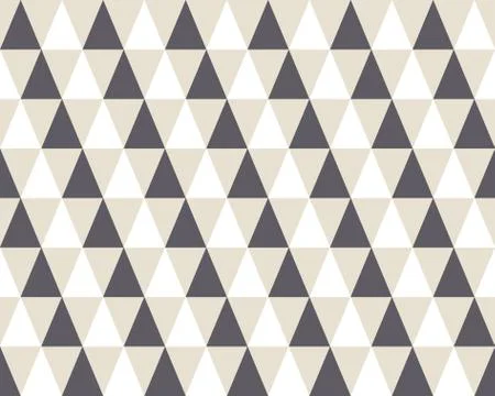 Triangle geometric seamless pattern Stock Illustration