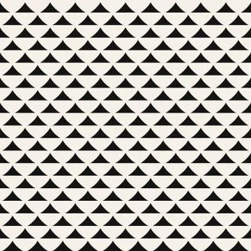 Triangle geometric seamless pattern Stock Illustration