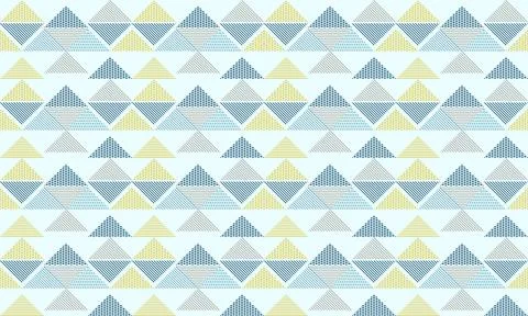 Triangle Geometric Seamless Pattern Vector 스톡 일러스트