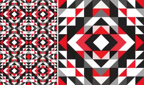 Triangle geometric shapes. Stock Illustration