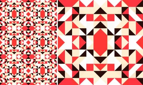 Triangle geometric shapes. Stock Illustration