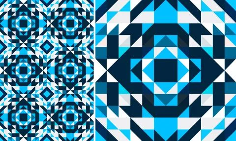 Triangle geometric shapes. Stock Illustration
