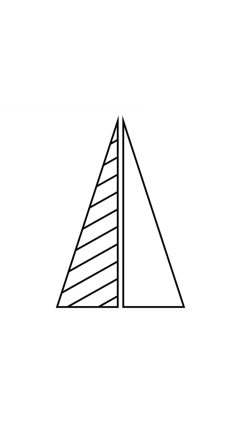 Triangle Geometry Calculation Animation Stock Footage 346565237