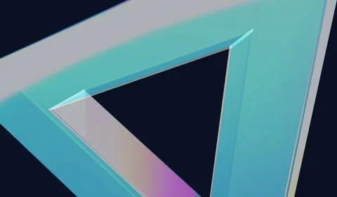 Triangle Glass Footage Video Vidéo 334097633