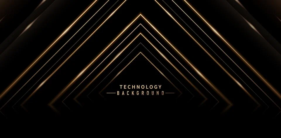 Triangle Glowing Frame Stock Illustration