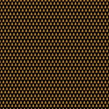 Triangle. Gold bars. Repeating vector pattern. Illustrazione stock