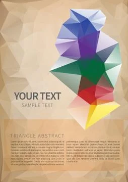 Triangle graphics Stock Illustration