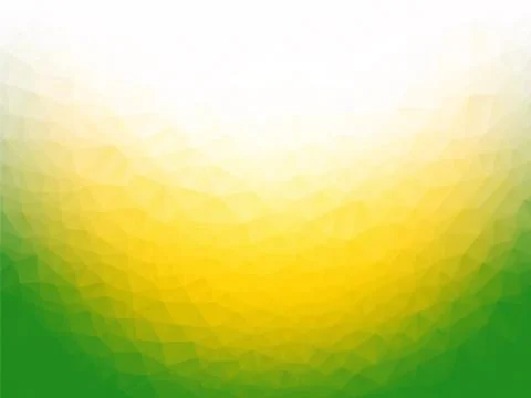 Triangle green yellow white background Stock Illustration