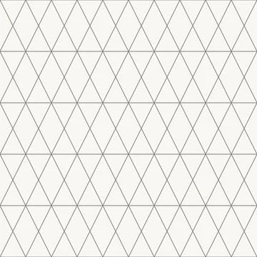Triangle grid seamless pattern in line design. triangle geometric lattice Stock Illustration