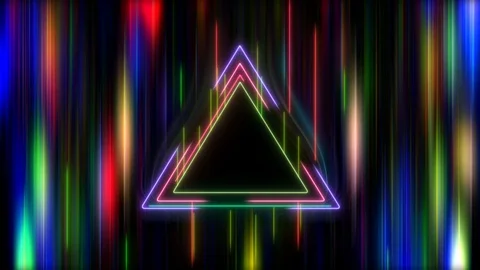 Triangle in Hyper Space 動画素材 118438104