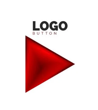 Triangle icon geometric logo template. Minimal geometrical design, 3d geometric イラスト素材