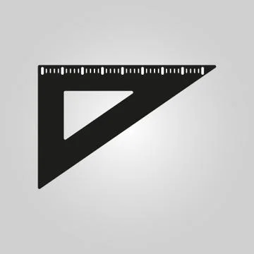 The triangle icon Stock Illustration