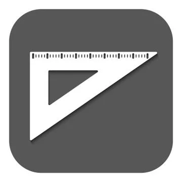 The triangle icon Stock Illustration