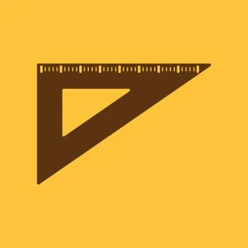 The triangle icon Stock Illustration