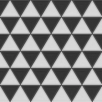 Triangle illusion pattern Illustrazione stock