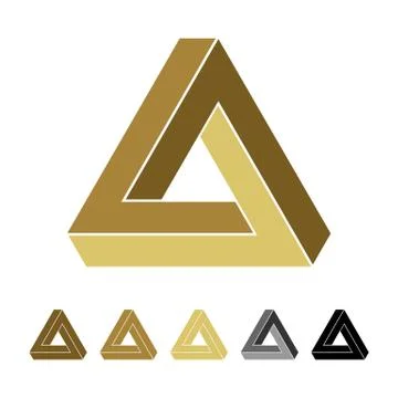 Triangle Infinity Logo Template Illustration Design. EPS 10. Illustrazione stock