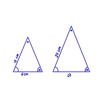 Triangle line icon. Triangle sign. Triangular outline symbol. Stock Illustration
