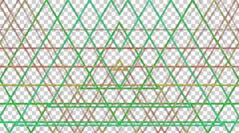 Triangle line pattern with alpha  Stock Footage 46035798