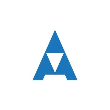 A triangle Logo a1 Logo concept, branding, creative simple icon Stock Illustration