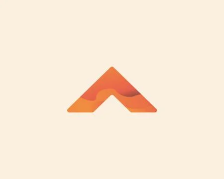 Triangle Logo Design Stock Illustration