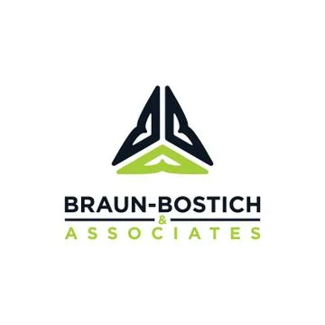 Triangle logo design template unique modern. Stock Illustration