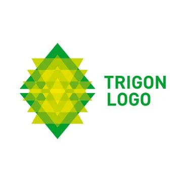 Triangle logo icon. Stock Illustration