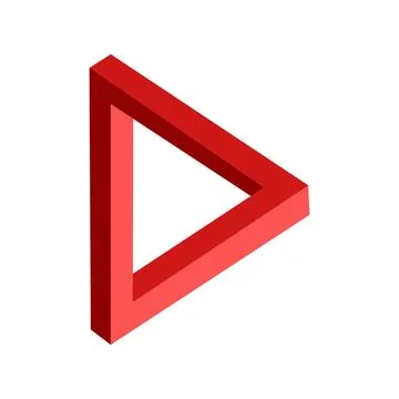 A triangle logo Stock Illustration
