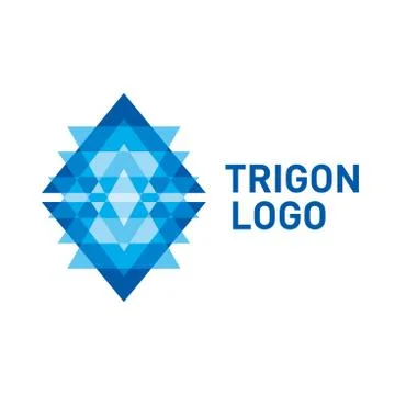 Triangle logo symbol. Stock Illustration