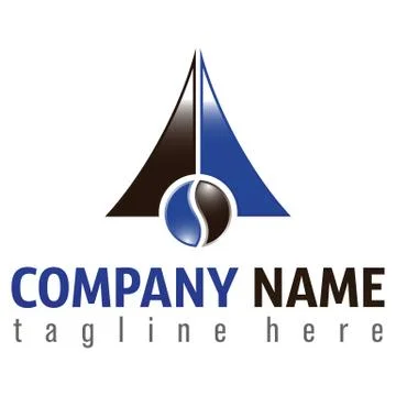 Triangle Logo Vector Stock Illustration