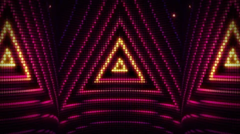 Triangle Loop Stage 스톡 동영상 33907458
