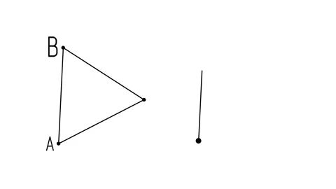 Triangle math geometry icon isolated on white background Stock Footage 162767071