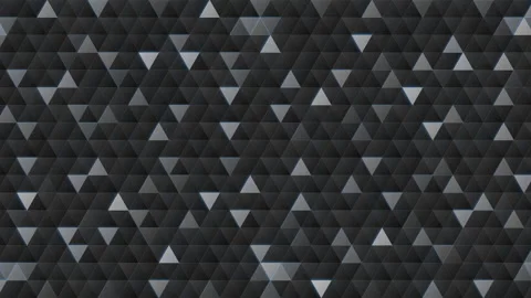 Triangle Matrix 4K Dark Silver hyperbolic Loop 動画素材 322534394