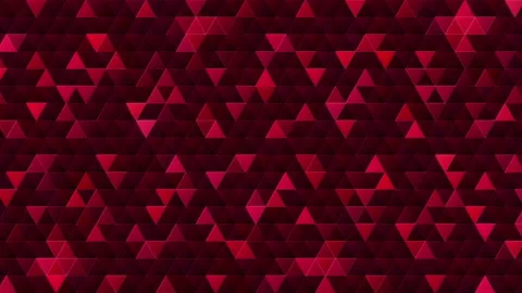 Triangle Matrix 4K Lacquer Red hyperbolic Loop Vídeo Stock 322538798