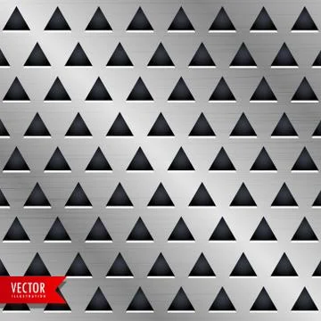 Triangle metal background design Stock Illustration