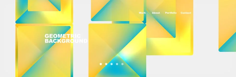 Triangle minimal web site page background design. Vector Illustration For Stock Illustration