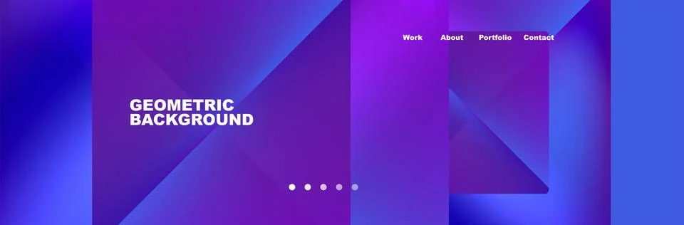 Triangle minimal web site page background design. Vector Illustration For Stock Illustration
