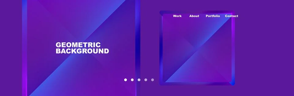 Triangle minimal web site page background design. Vector Illustration For Stock Illustration