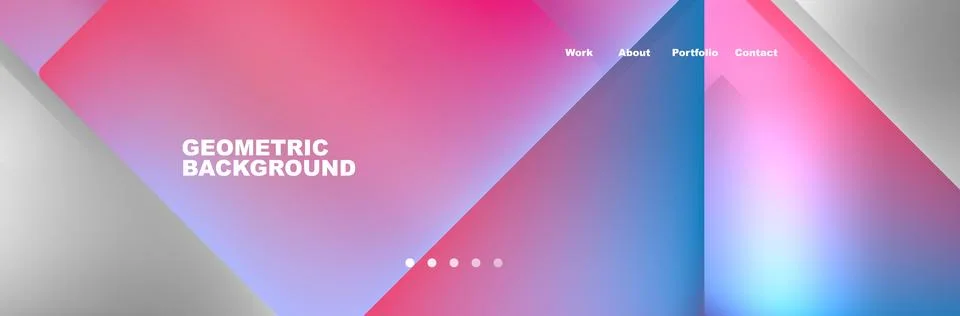 Triangle minimal web site page background design. Vector Illustration For Stock Illustration