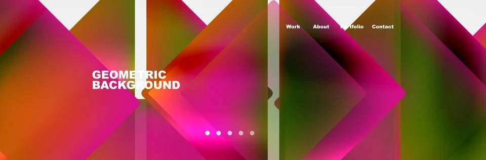 Triangle minimal web site page background design. Vector Illustration For Stock Illustration