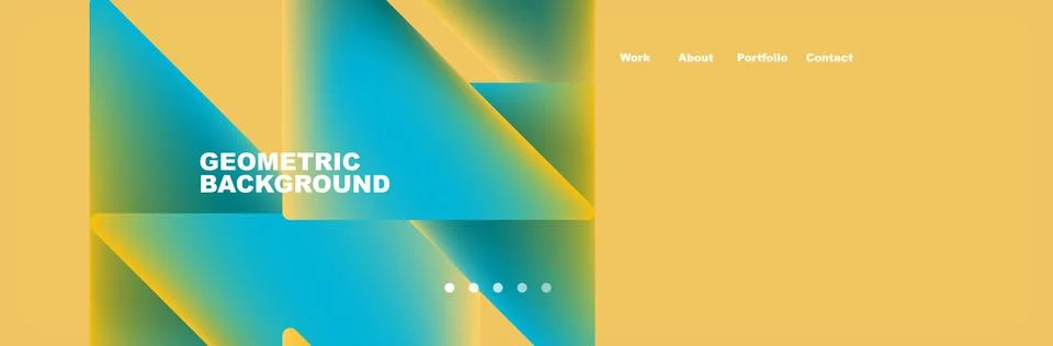 Triangle minimal web site page background design. Vector Illustration For Stock Illustration