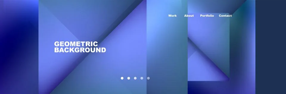 Triangle minimal web site page background design. Vector Illustration For Stock Illustration