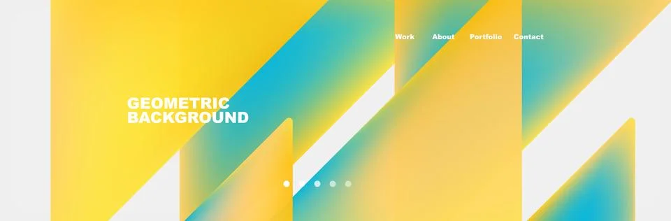 Triangle minimal web site page background design. Vector Illustration For Stock Illustration