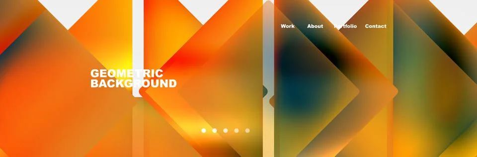 Triangle minimal web site page background design. Vector Illustration For Stock Illustration