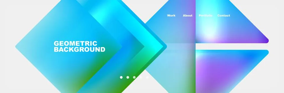 Triangle minimal web site page background design. Vector Illustration For Stock Illustration