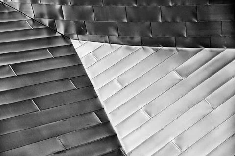 Triangle In Modern Architectural Abstract Stock Photos