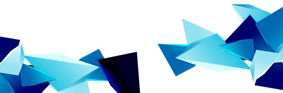 Triangle mosaic abstract background, 3d triangular low poly shapes. Geometric Illustrazione stock