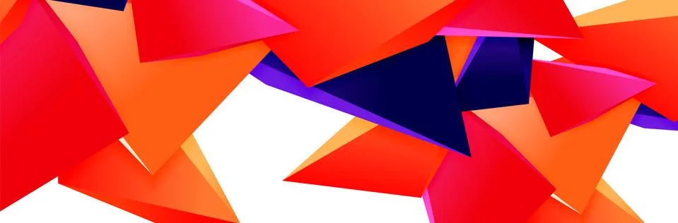 Triangle mosaic abstract background, 3d triangular low poly shapes. Geometric 스톡 일러스트