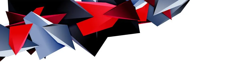 Triangle mosaic abstract background, 3d triangular low poly shapes. Geometric 스톡 일러스트